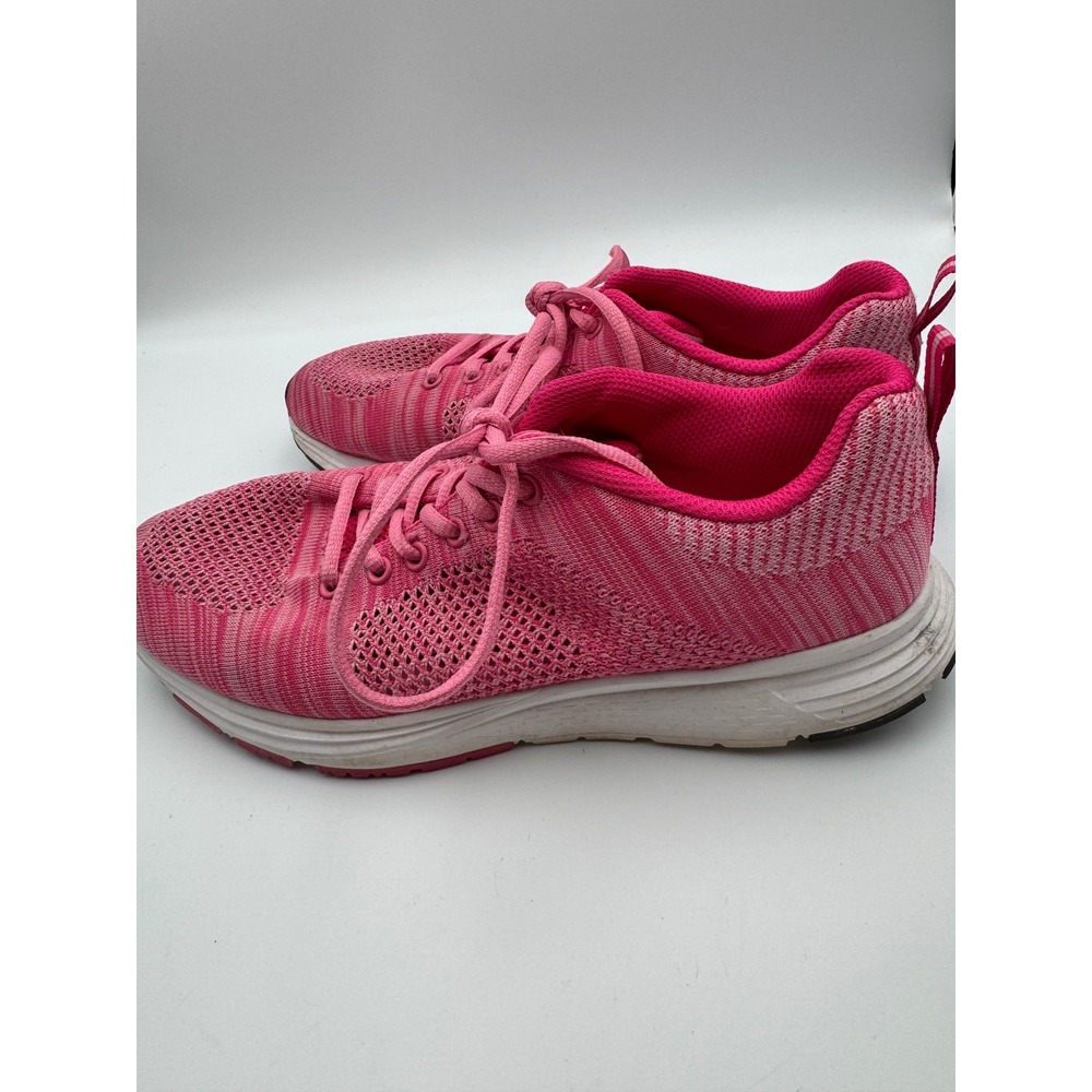 LA Gear Ultra Foam Pink Knit Mesh Lightweight Running Walking Shoes Womens